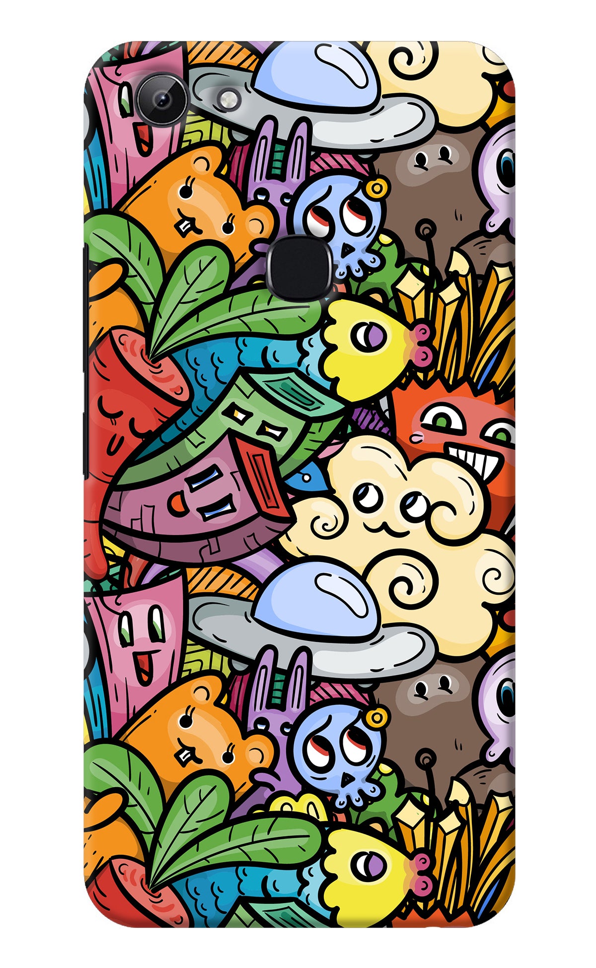 Veggie Doodle Vivo Y83 Back Cover