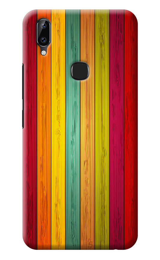 Multicolor Wooden Vivo Y83 Pro Back Cover