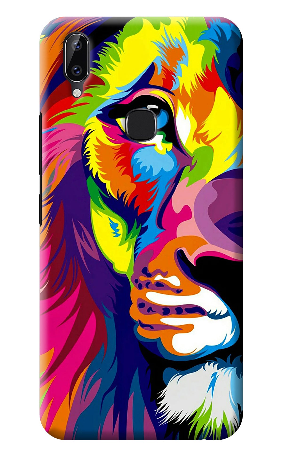 Lion Half Face Vivo Y83 Pro Back Cover