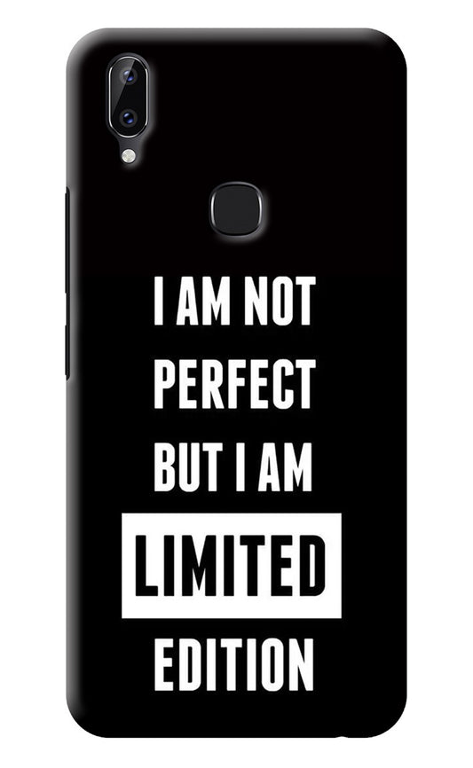 I Am Not Perfect But I Am Limited Edition Vivo Y83 Pro Back Cover