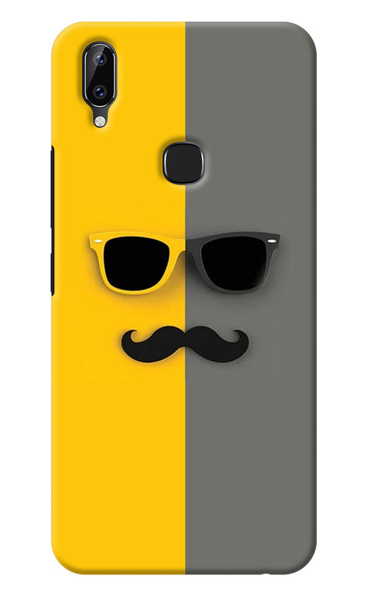 Sunglasses with Mustache Vivo Y83 Pro Back Cover