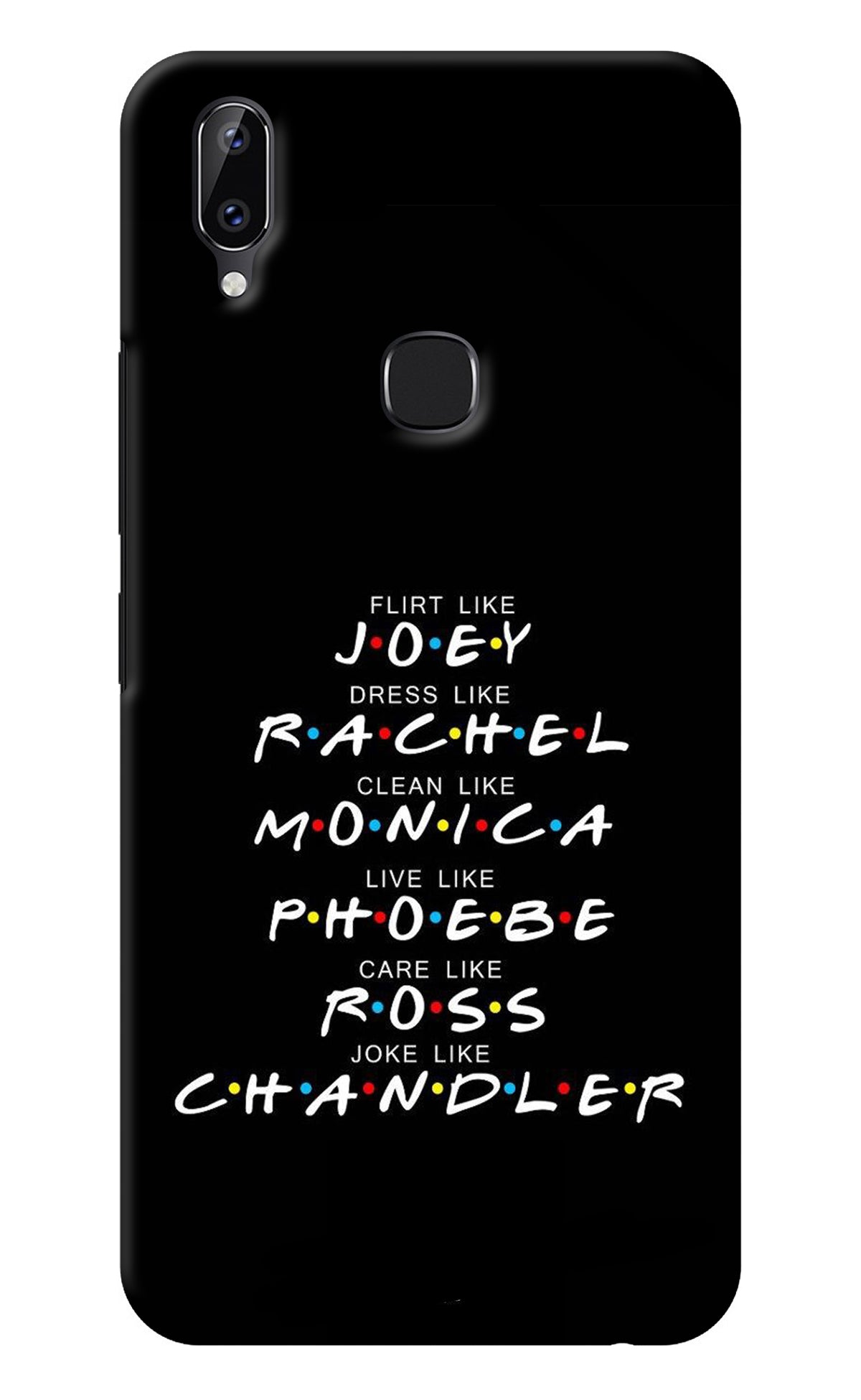 FRIENDS Character Vivo Y83 Pro Back Cover