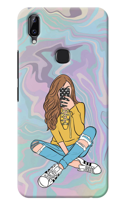 Selfie Girl Vivo Y83 Pro Back Cover