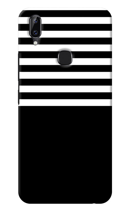 Black and White Print Vivo Y83 Pro Back Cover