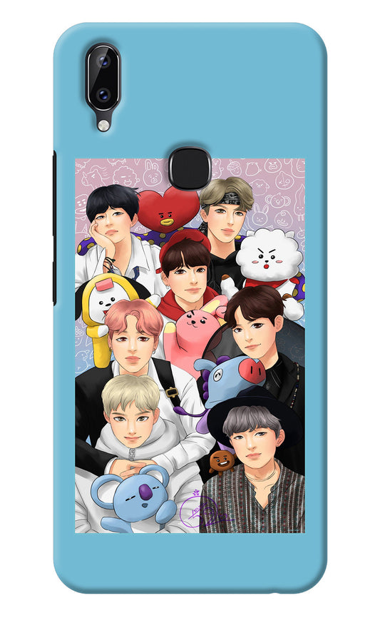 BTS with animals Vivo Y83 Pro Back Cover