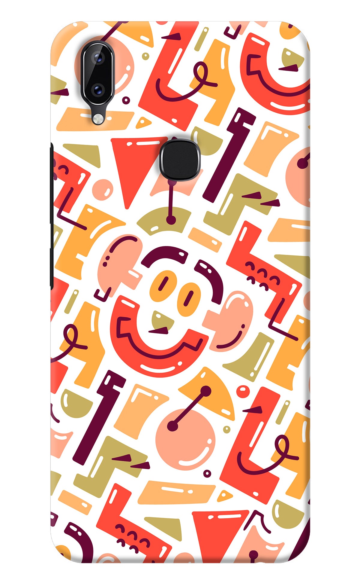 Doodle Pattern Vivo Y83 Pro Back Cover