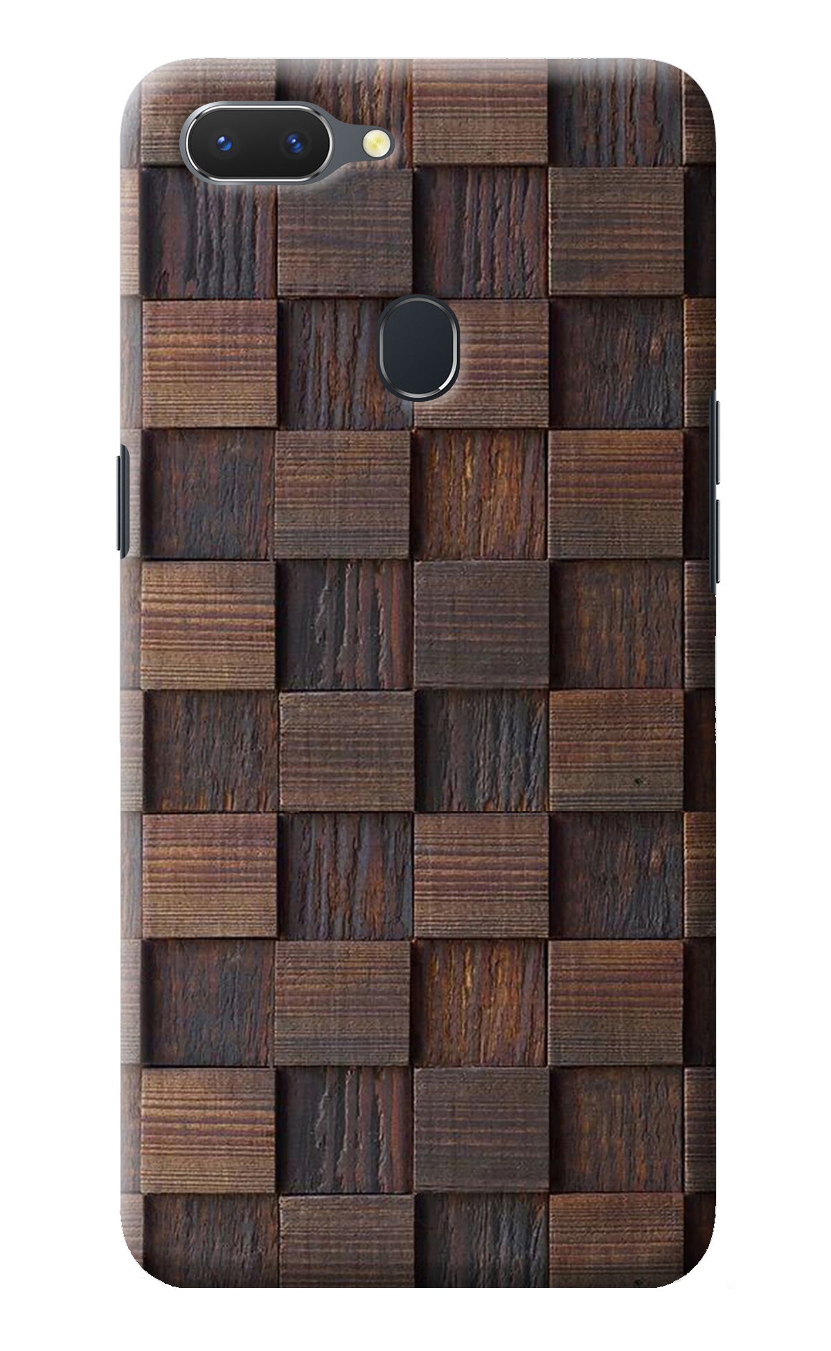 Wooden Cube Design Realme 2 Back Cover