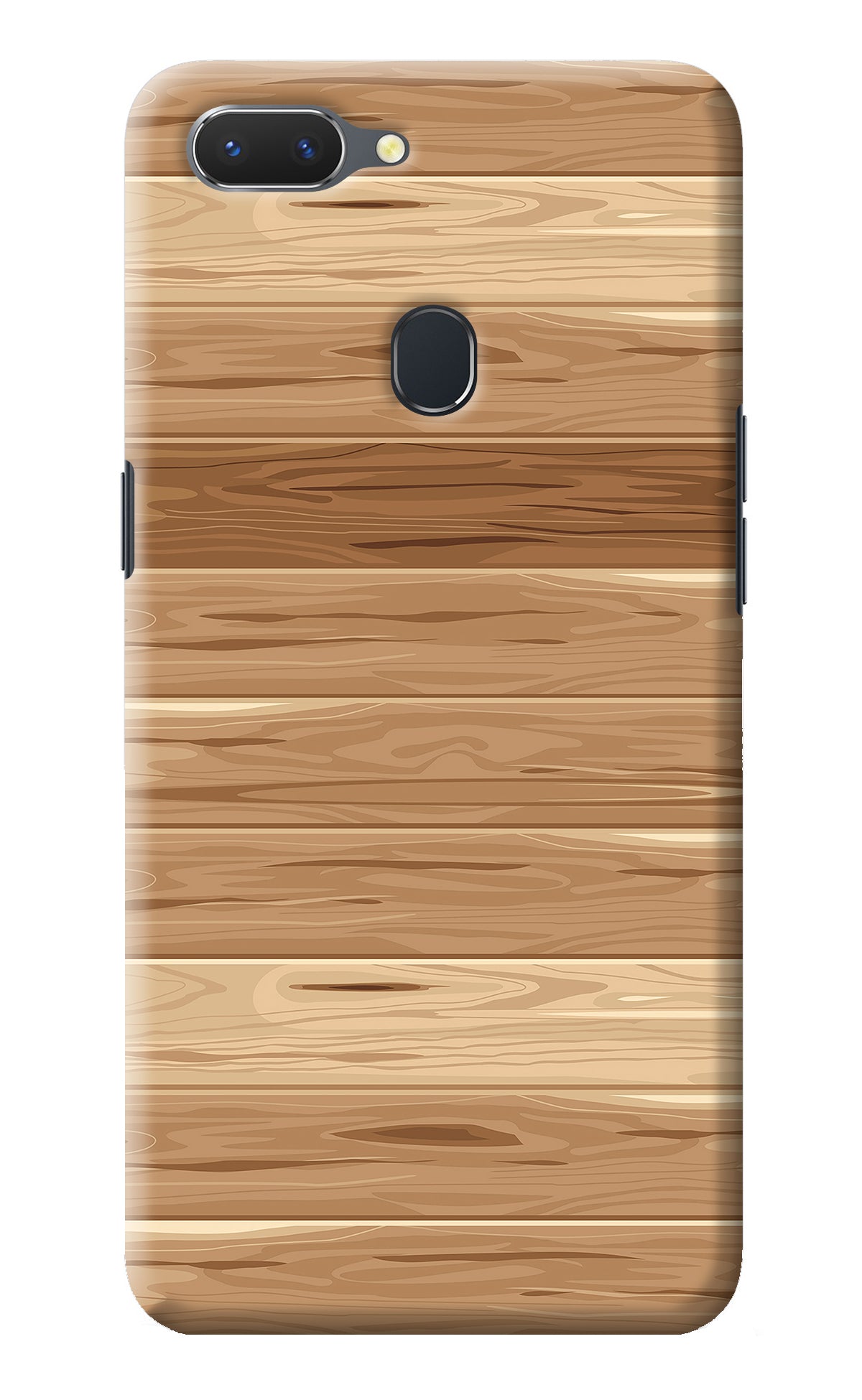 Wooden Vector Realme 2 Back Cover