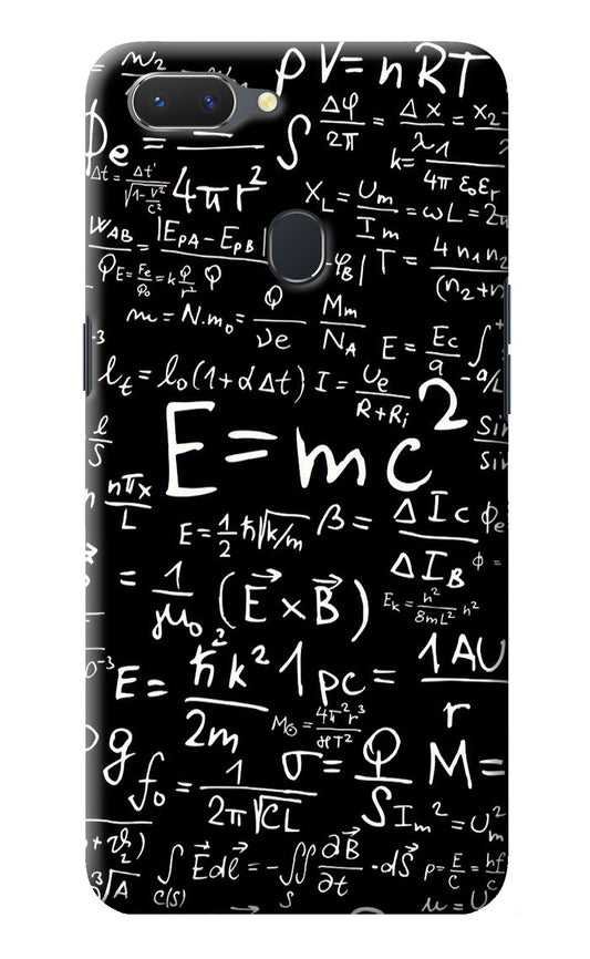 Physics Albert Einstein Formula Realme 2 Back Cover