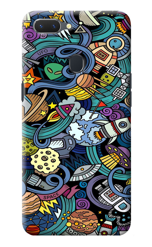 Space Abstract Realme 2 Back Cover