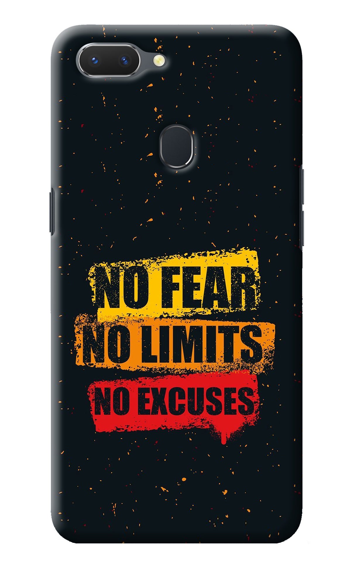 No Fear No Limits No Excuse Realme 2 Back Cover