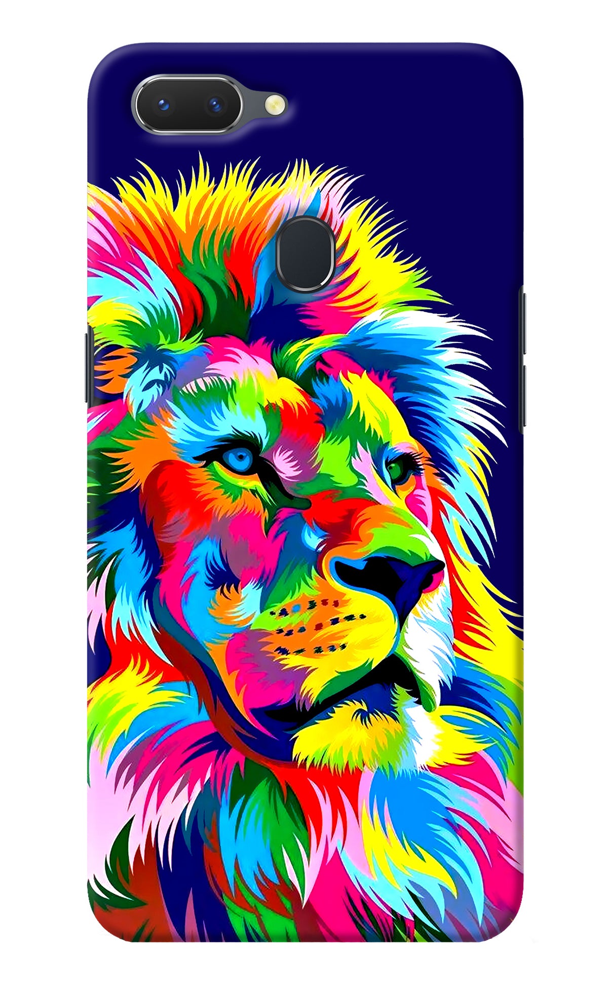 Vector Art Lion Realme 2 Back Cover