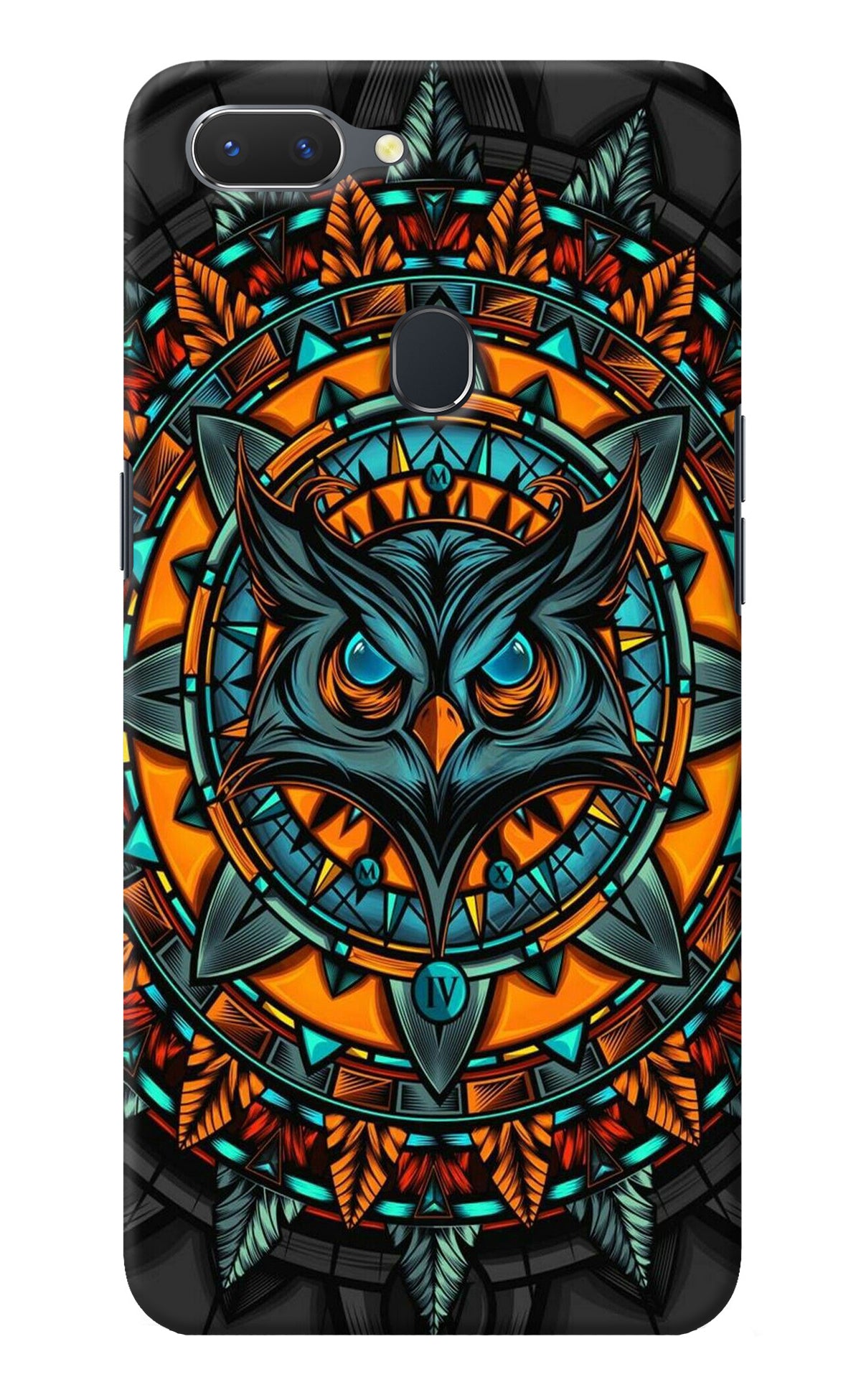 Angry Owl Art Realme 2 Back Cover