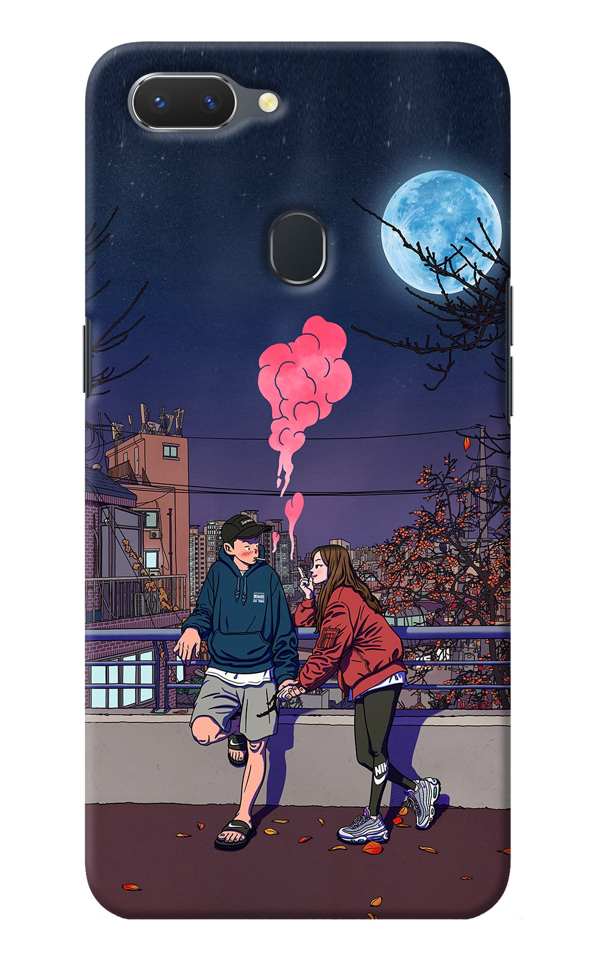 Chilling Couple Realme 2 Back Cover