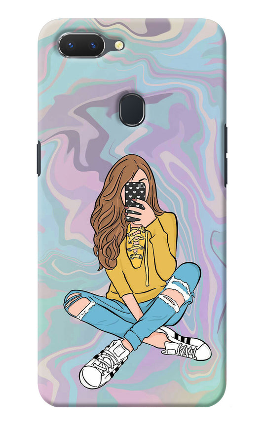 Selfie Girl Realme 2 Back Cover