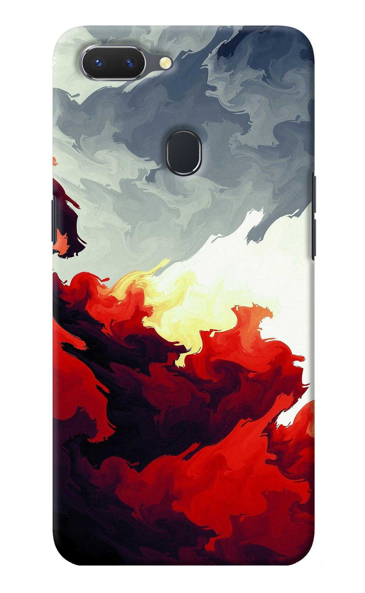 Fire Cloud Realme 2 Back Cover