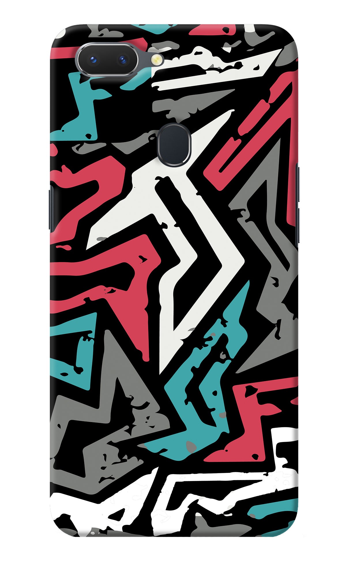 Geometric Graffiti Realme 2 Back Cover