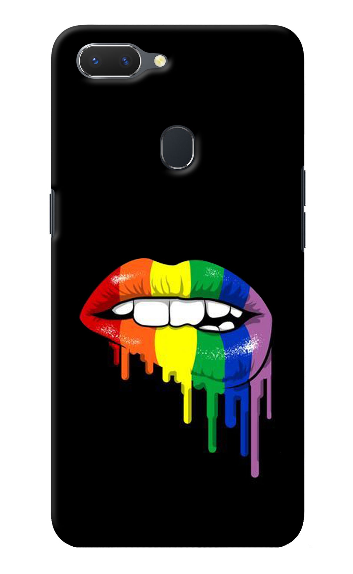 Lips Biting Realme 2 Back Cover