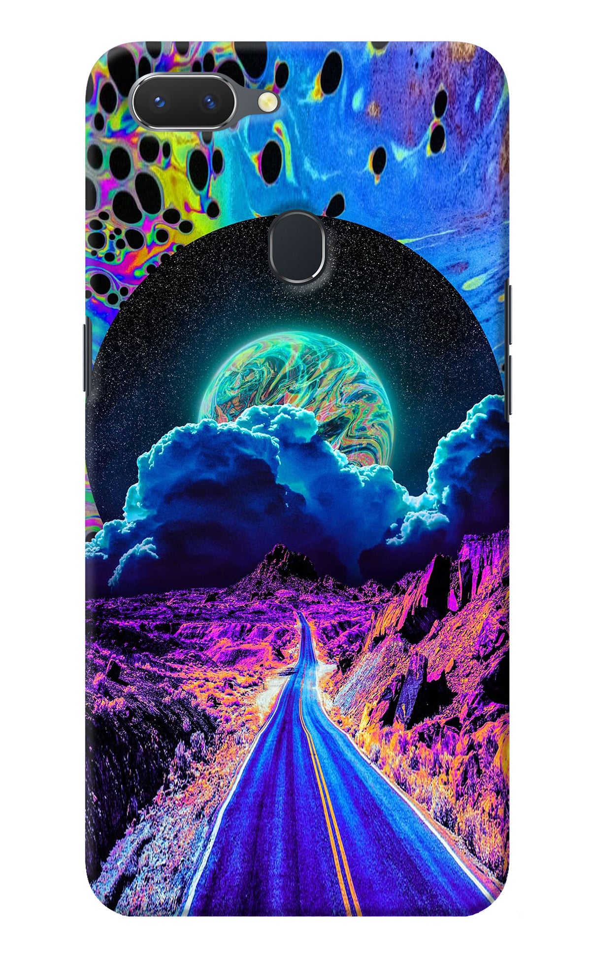 Psychedelic Painting Realme 2 Back Cover