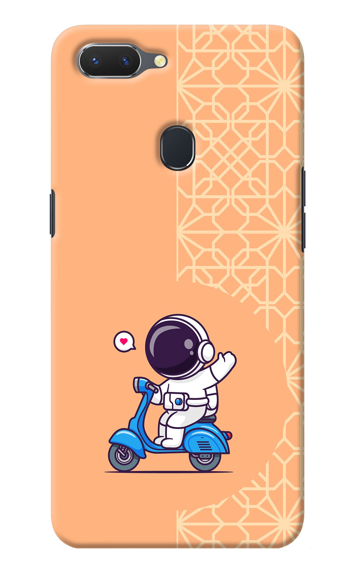 Cute Astronaut Riding Realme 2 Back Cover