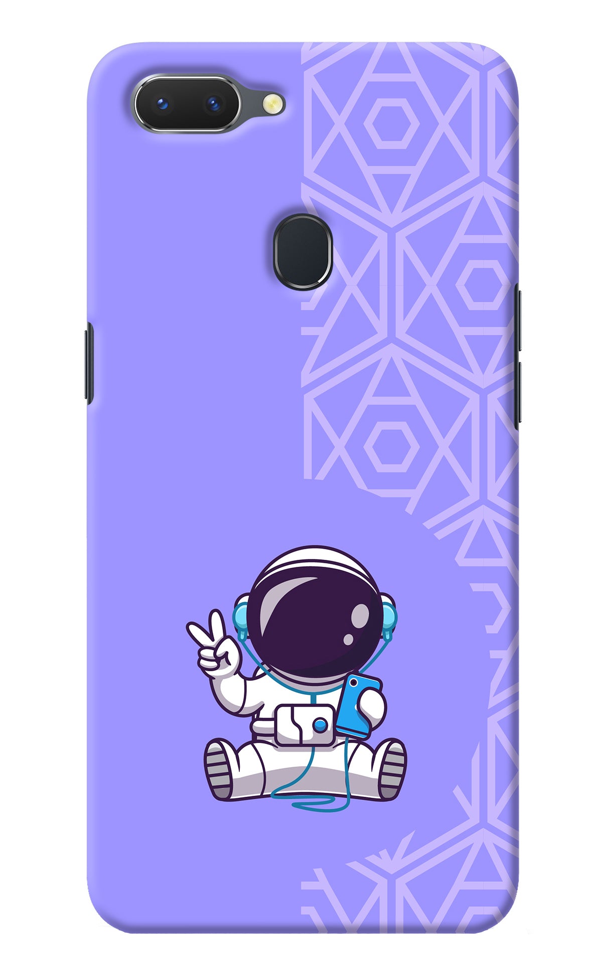 Cute Astronaut Chilling Realme 2 Back Cover