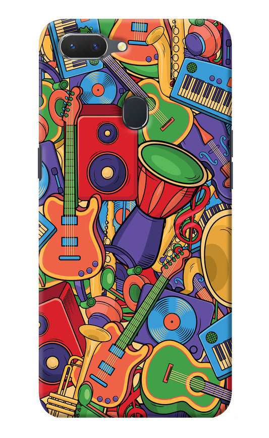 Music Instrument Doodle Realme 2 Back Cover