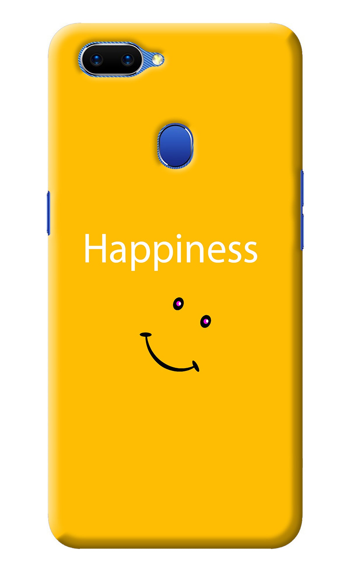 Happiness With Smiley Oppo A5 Back Cover