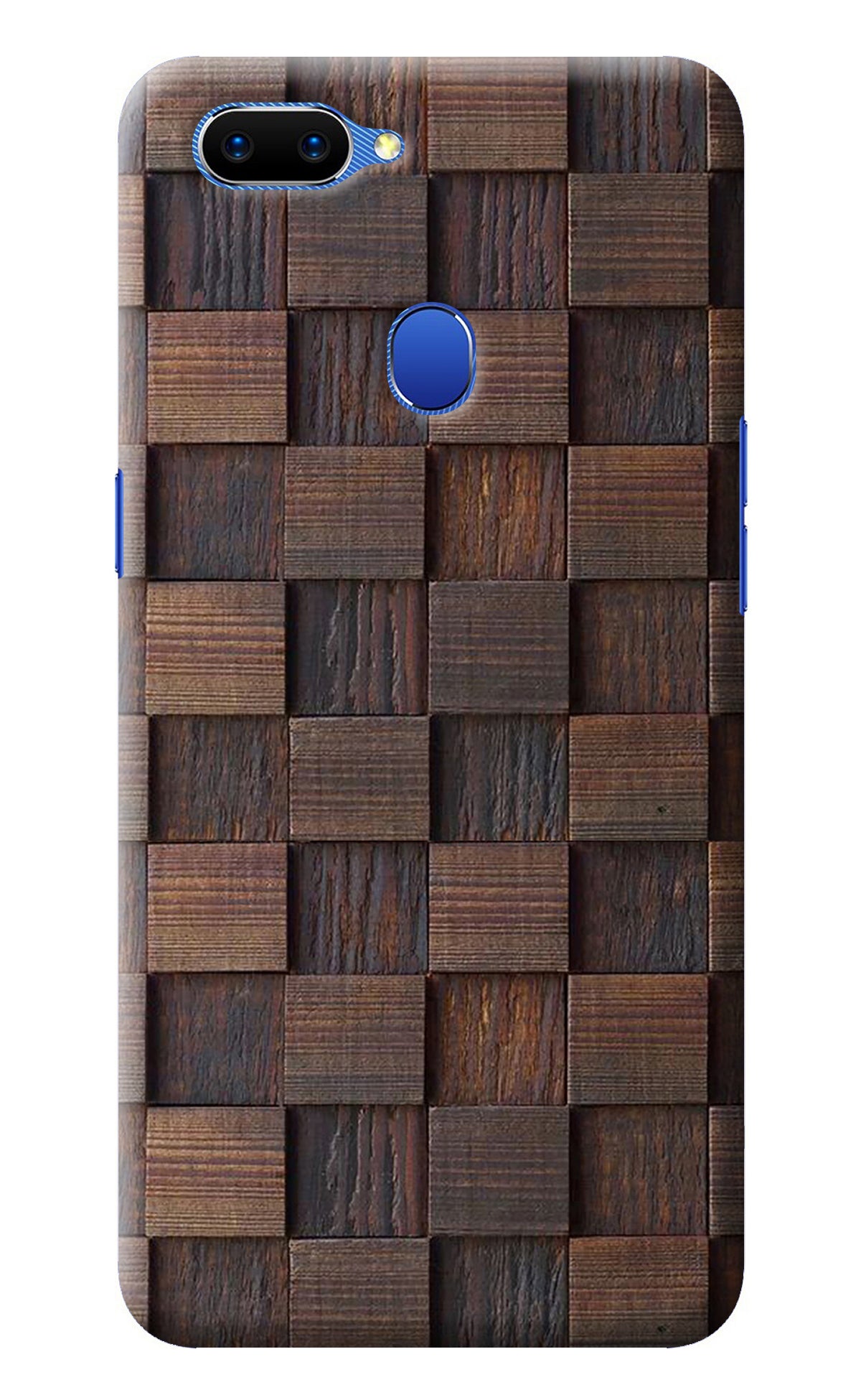 Wooden Cube Design Oppo A5 Back Cover