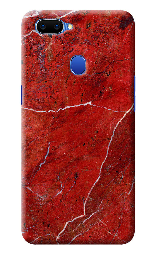 Red Marble Design Oppo A5 Back Cover