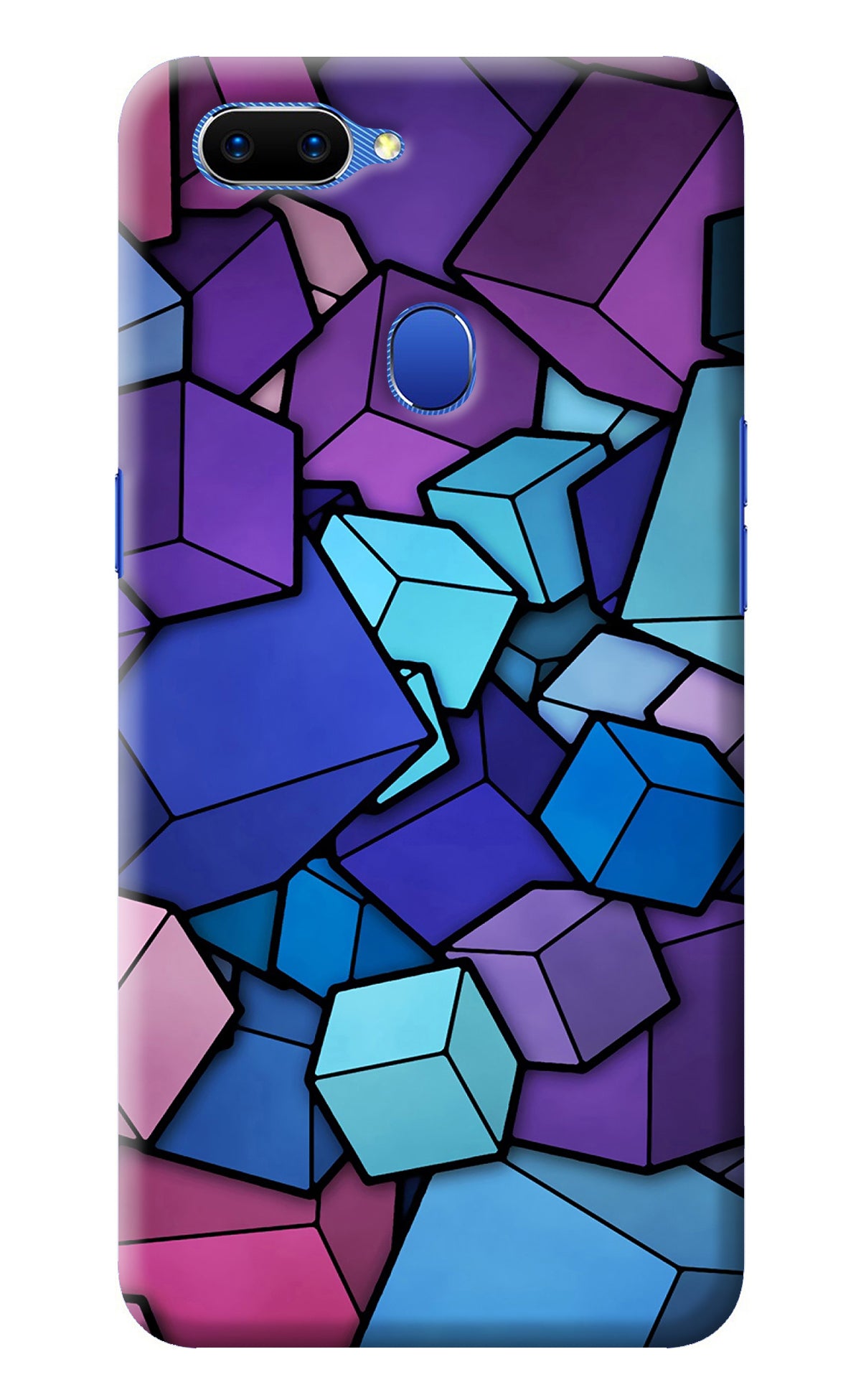 Cubic Abstract Oppo A5 Back Cover