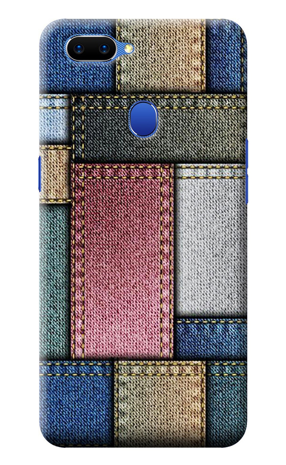 Multicolor Jeans Oppo A5 Back Cover