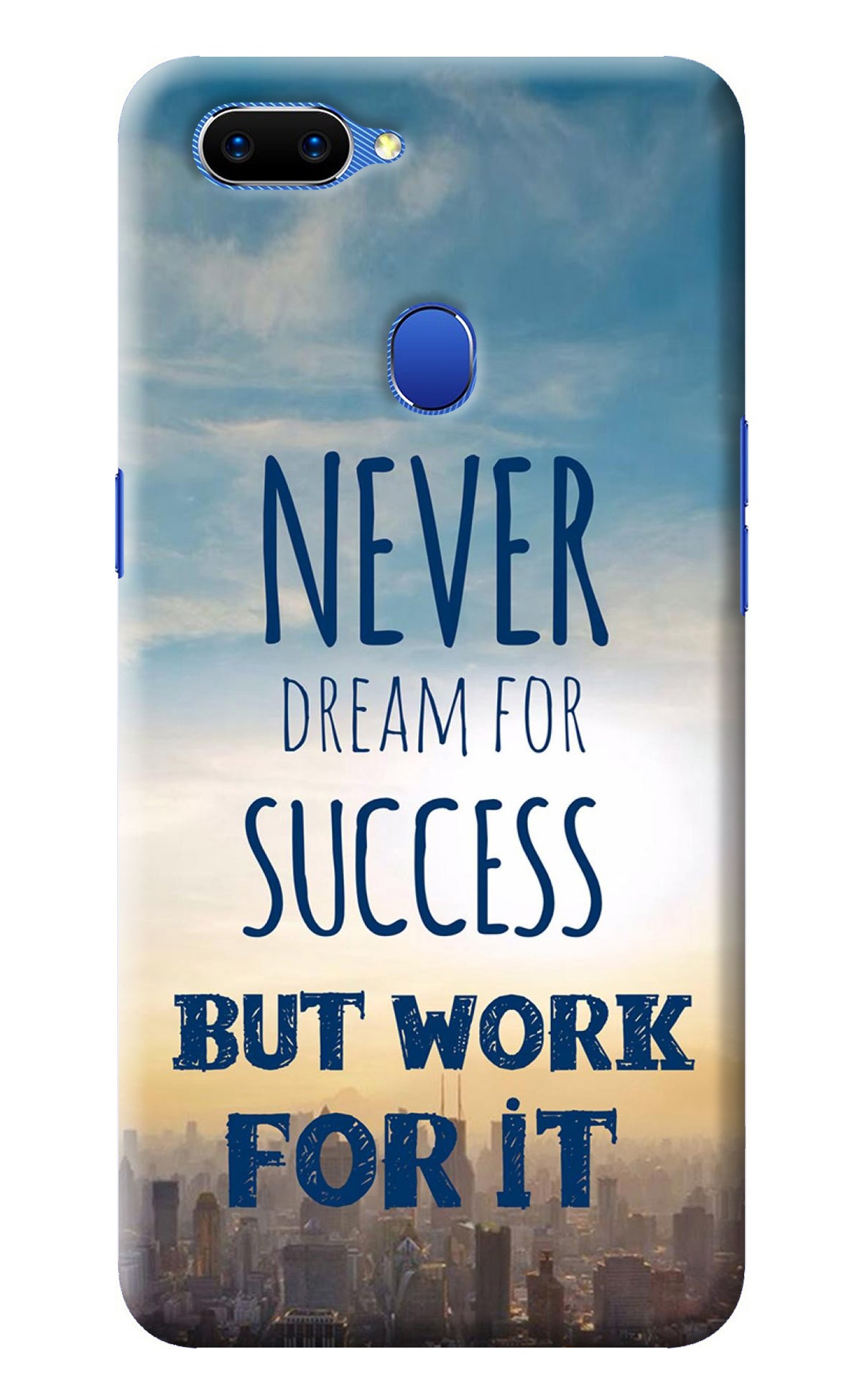 Never Dream For Success But Work For It Oppo A5 Back Cover