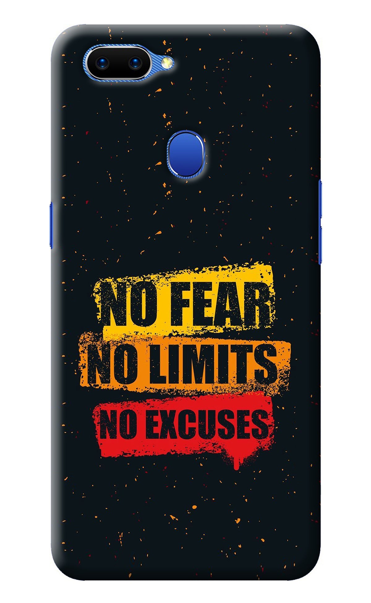 No Fear No Limits No Excuse Oppo A5 Back Cover