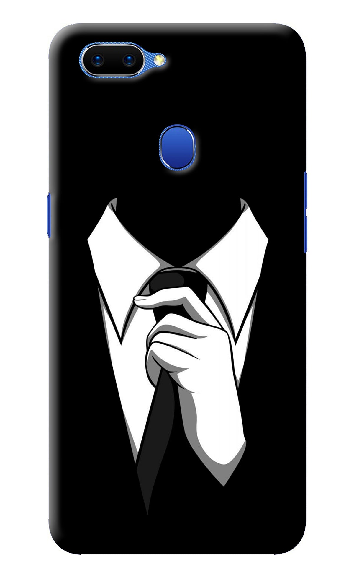 Black Tie Oppo A5 Back Cover