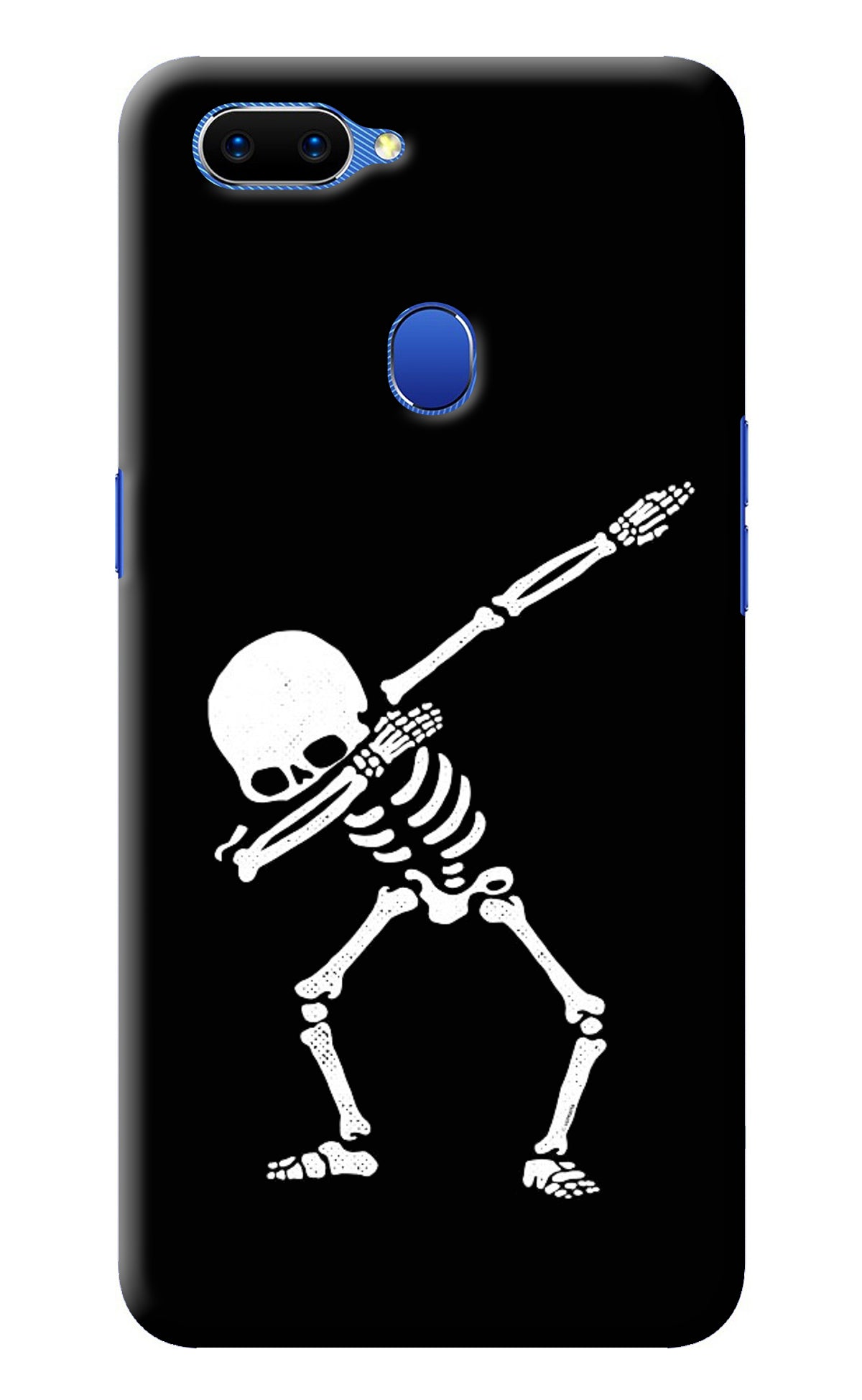 Dabbing Skeleton Art Oppo A5 Back Cover