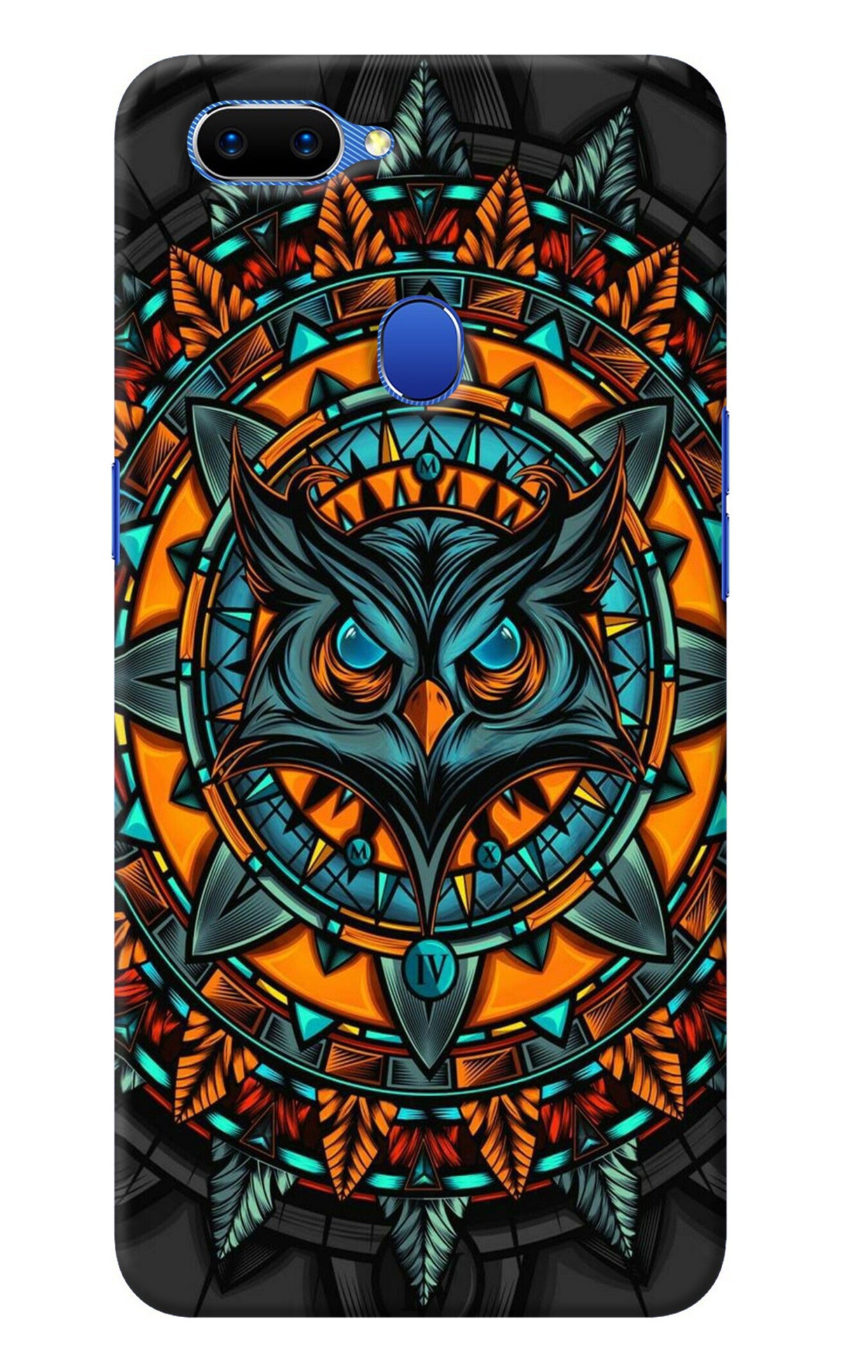 Angry Owl Art Oppo A5 Back Cover