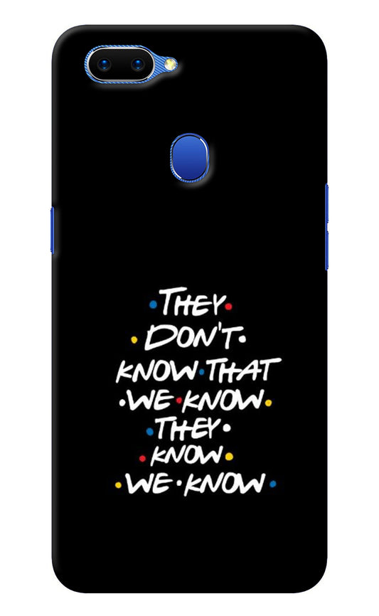 FRIENDS Dialogue Oppo A5 Back Cover