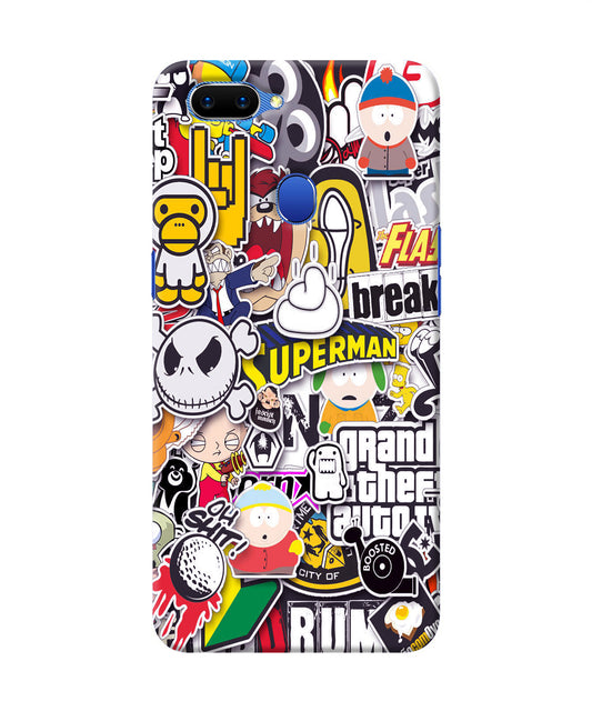 Sticker Bomb Oppo A5 Back Cover