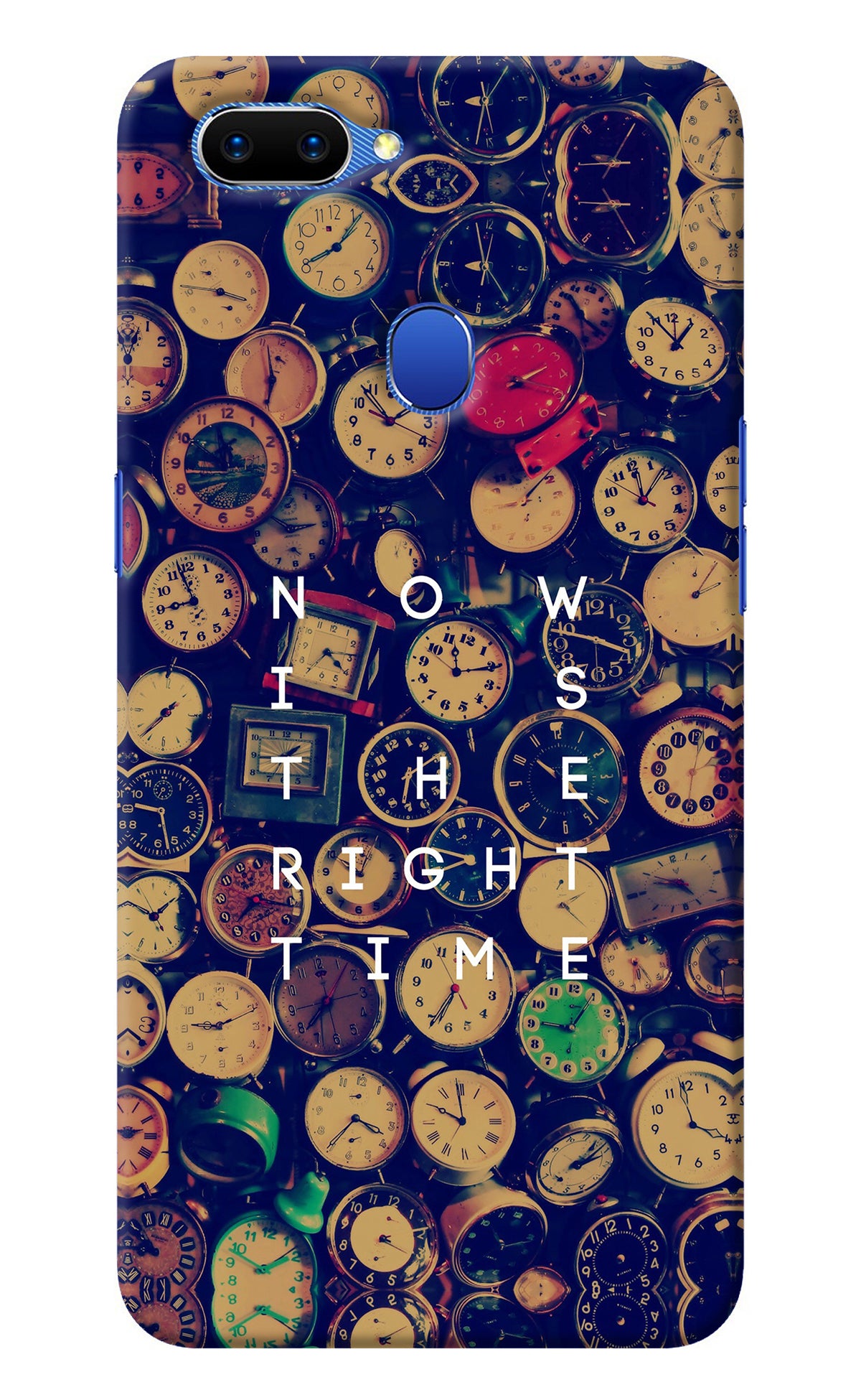 Now is the Right Time Quote Oppo A5 Back Cover