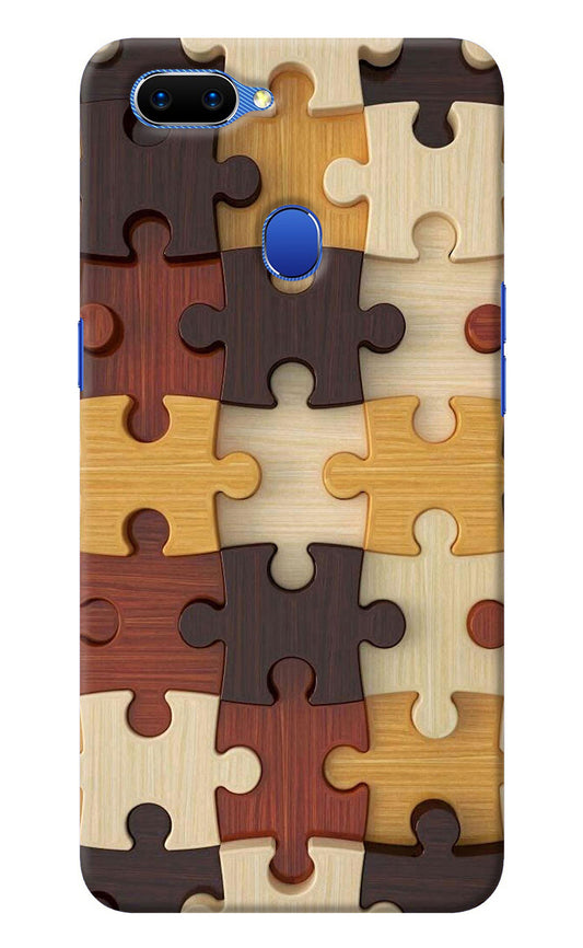 Wooden Puzzle Oppo A5 Back Cover