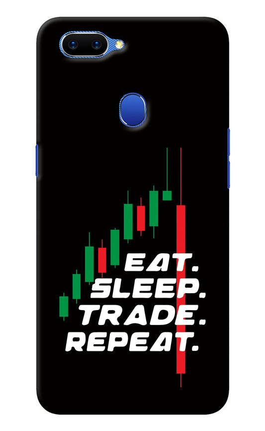 Eat Sleep Trade Repeat Oppo A5 Back Cover