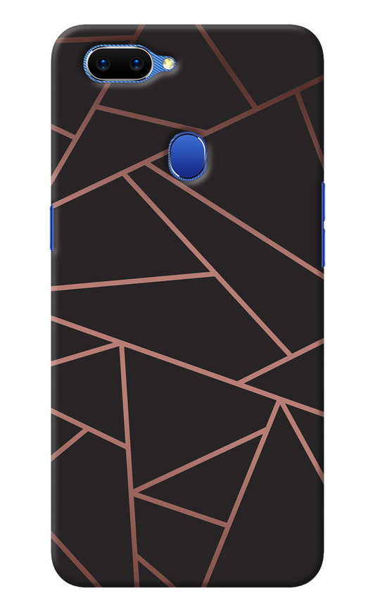 Geometric Pattern Oppo A5 Back Cover