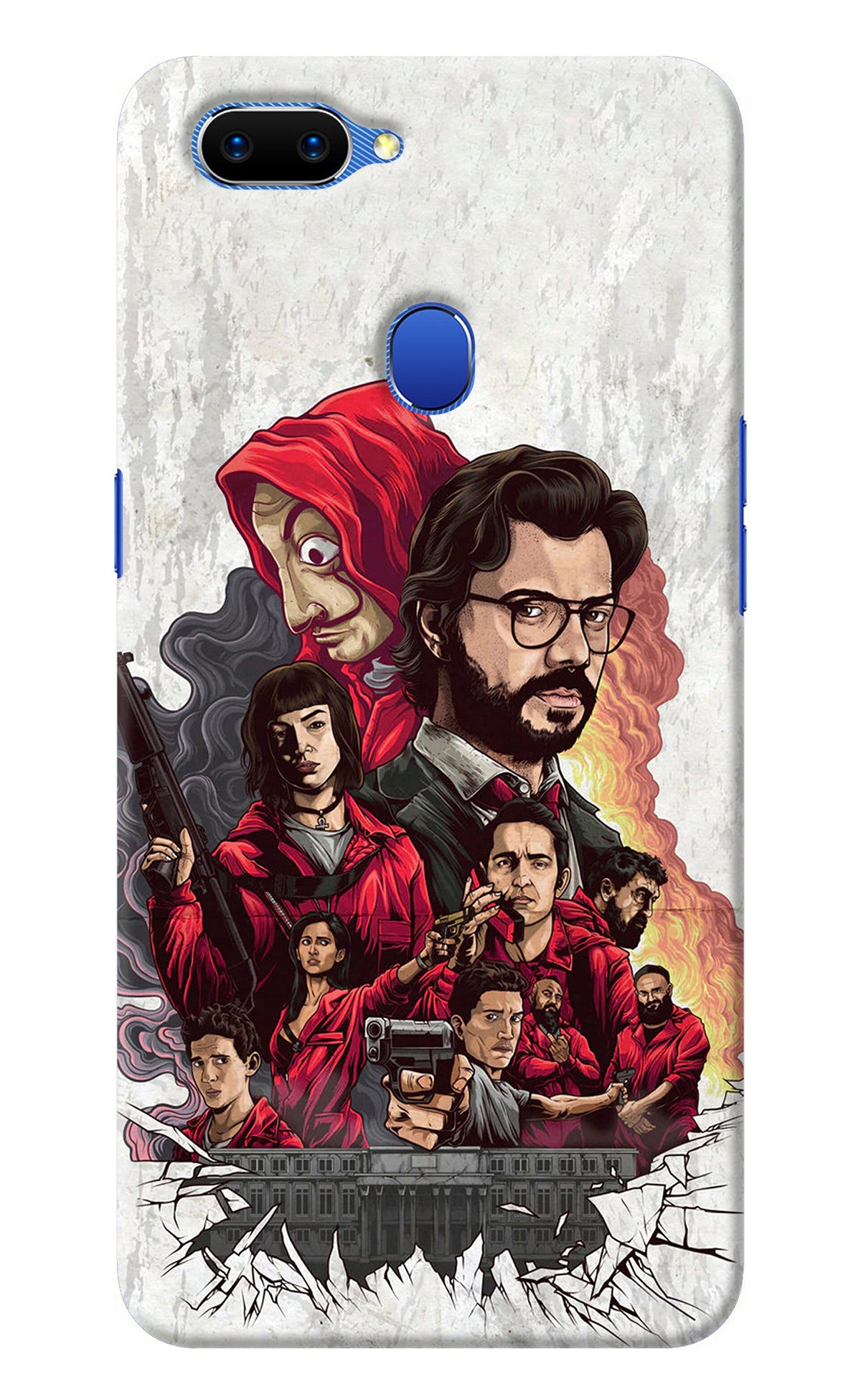 Money Heist Artwork Oppo A5 Back Cover