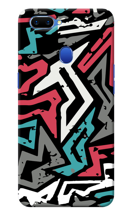 Geometric Graffiti Oppo A5 Back Cover