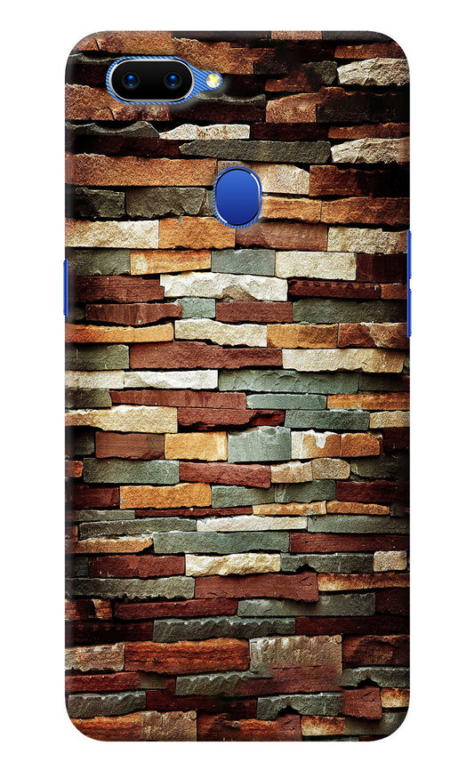 Bricks Pattern Oppo A5 Back Cover