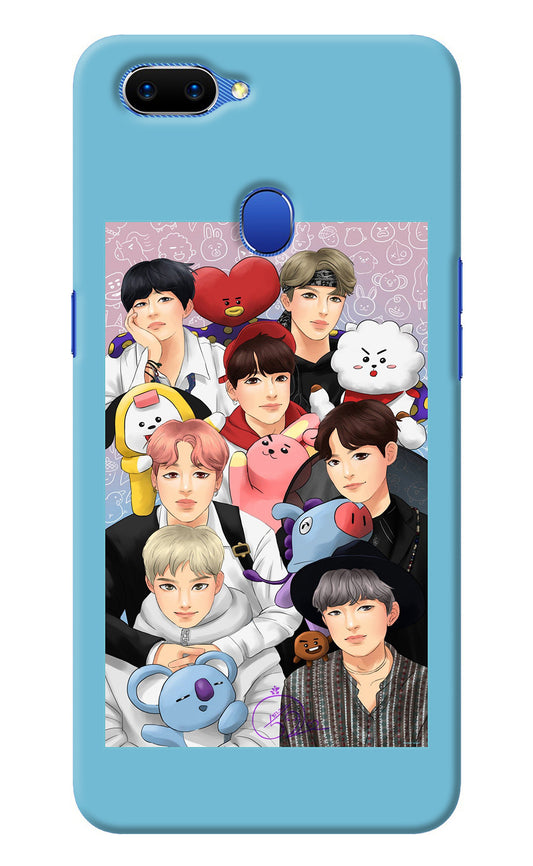 BTS with animals Oppo A5 Back Cover