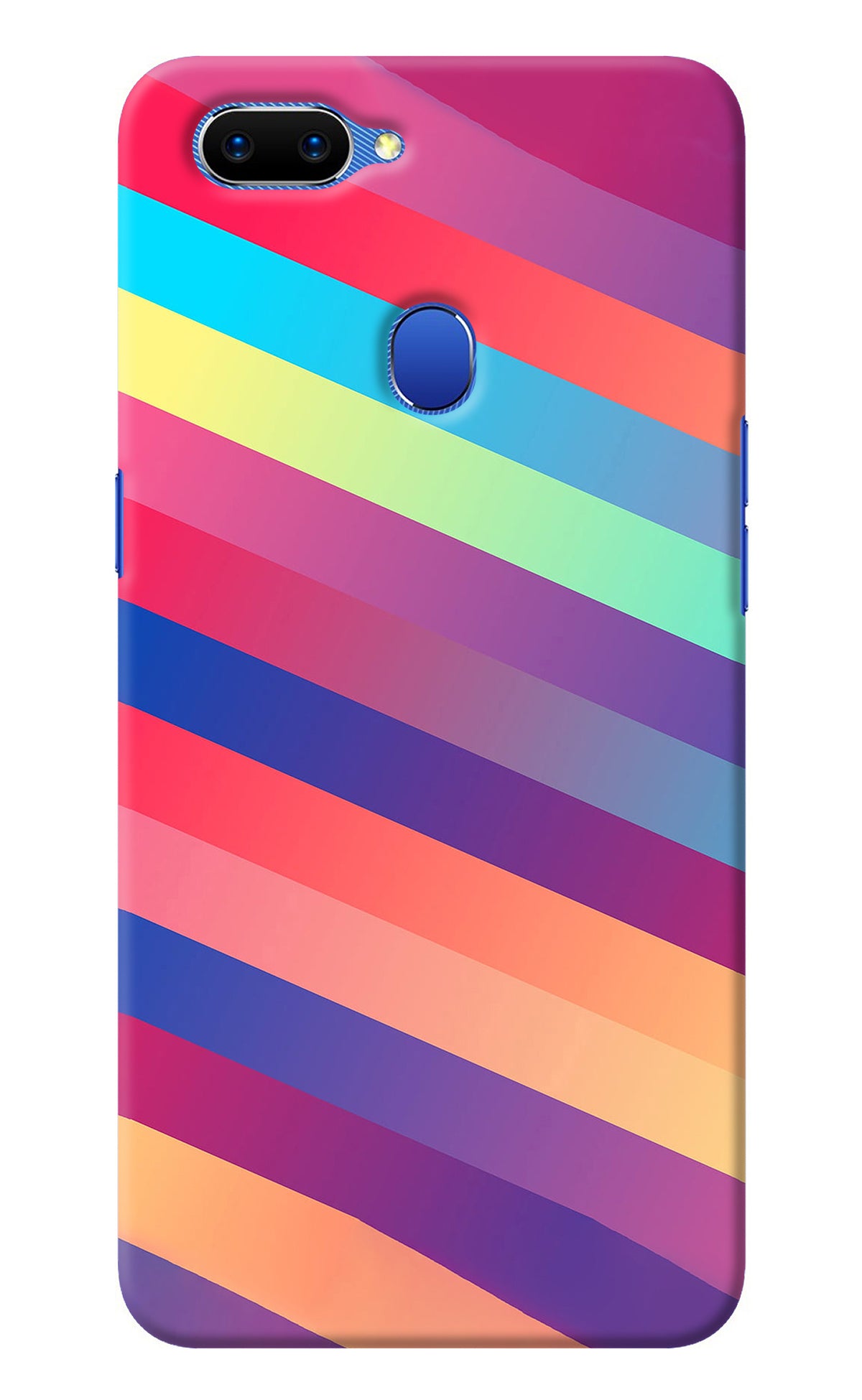 Stripes color Oppo A5 Back Cover