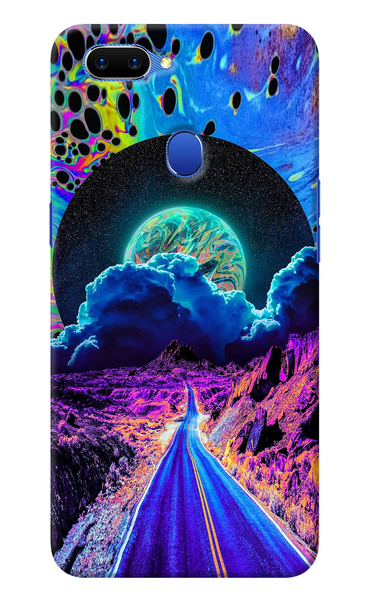 Psychedelic Painting Oppo A5 Back Cover