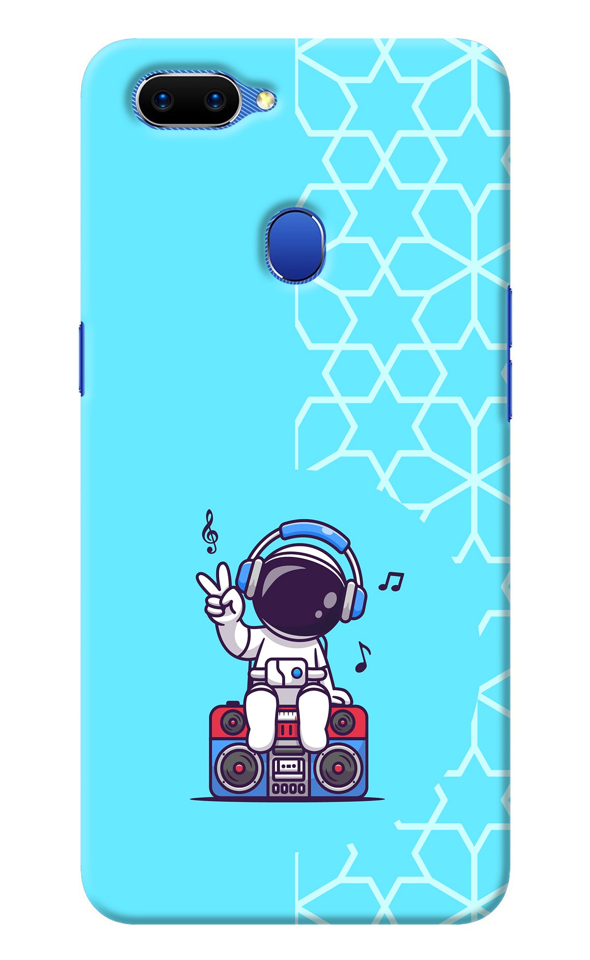 Cute Astronaut Chilling Oppo A5 Back Cover