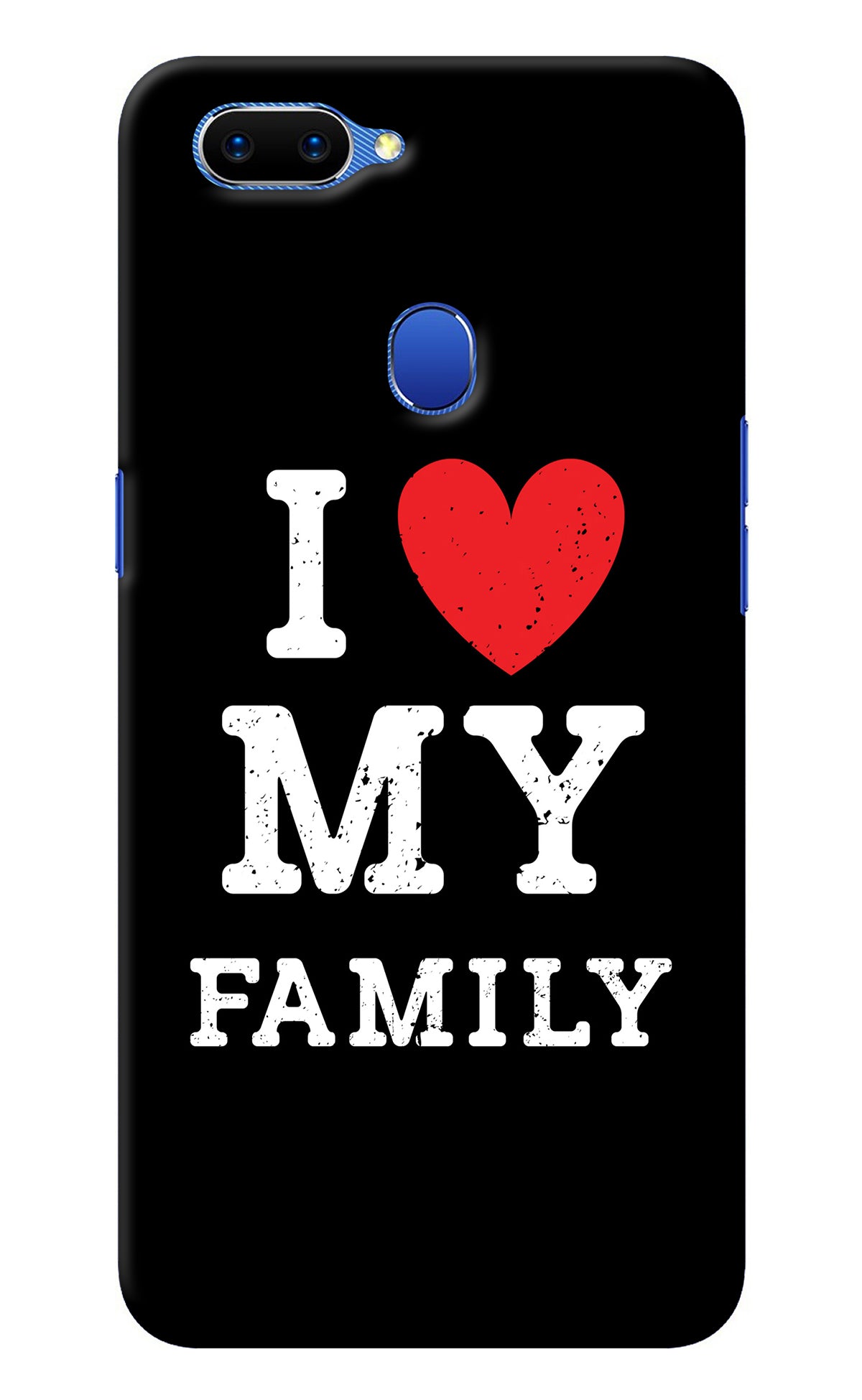 I Love My Family Oppo A5 Back Cover